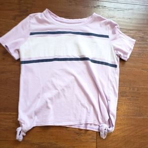 Sz 10-12 girls, purple, white, and black, Old Navy shirt